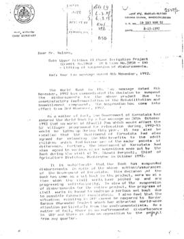 Upper Krishna Irrigation Project (02) - India - Credit 2010, Loan 3050 - P009898 - Special OED St...