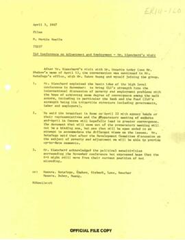 External Relations International United Nations [ERIU] - International Labour Office [ILO] - 1987...