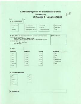 President Wolfensohn - Briefing Book for President's Meetings and Events - Breakfast Meeting and ...