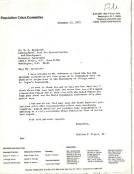 K.C. Zachariah - Chronological Records - January 4 - December 6, 1973