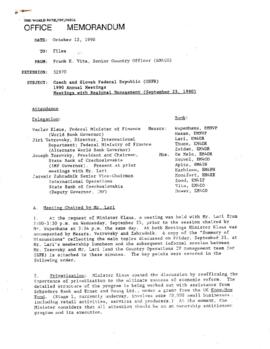 Czechoslovakia - Technical and Financial Advisory Project