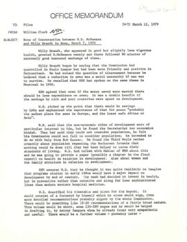 Brandt Commission - 1977 - 1979