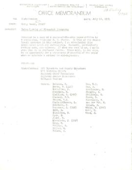 Development Policy - Policy Review Committee [PRC] - Indexation - July 1974