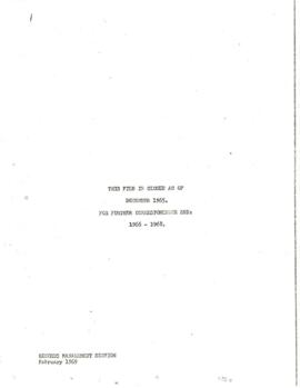 Operational - Development Banks - Informative Publications - Correspondence - Volume 1