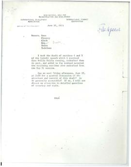 Pedro-Pablo Kuczynski Subject Files: Annual Meetings Speech [McNamara] - Correspondence and draft...