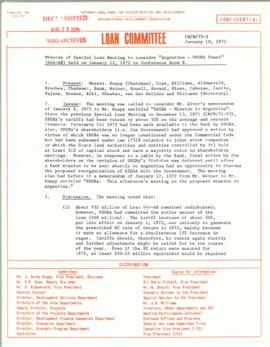 Loan Committee - 1972 - Volume 1