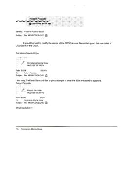 Director General's Correspondence - DGO / OEDDR - Shared Unit Files - Correspondence 06