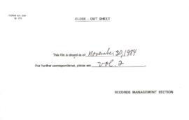 UNDP - INT/83/005 - Energy Sector Management Assistance Programme [ESMAP] - 1984 / 1986 Correspon...
