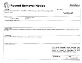 Committee of Twenty Technical Group Files - Technical Group on Special Drawings Rights Link - Vol...