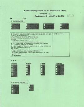 President Wolfensohn - Briefing Materials for President's Speeches - INFO 1997 - February 26, 1997
