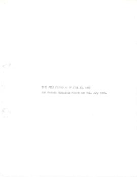 Liaison - United Nations [UN] - World Health Organization [WHO] - 1966 / 1967 - Correspondence - ...