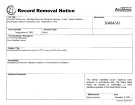 President Wolfensohn - Briefing Book for President's Meetings and Events - Luncheon Meeting - Jan...