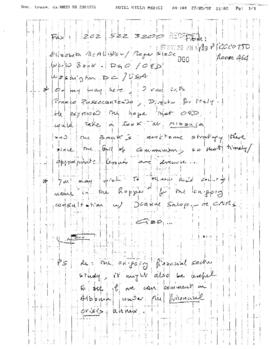 Director General's Correspondence - DGO / OEDDR - Shared Unit Files - Correspondence 01