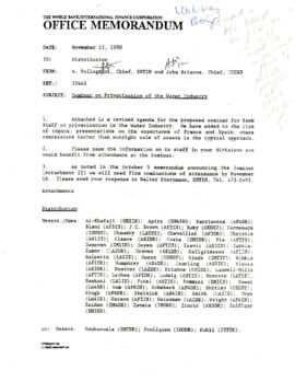 Privatization - Lessons of Experience - Public Utilities - Other Sector Specific Materials - Wate...